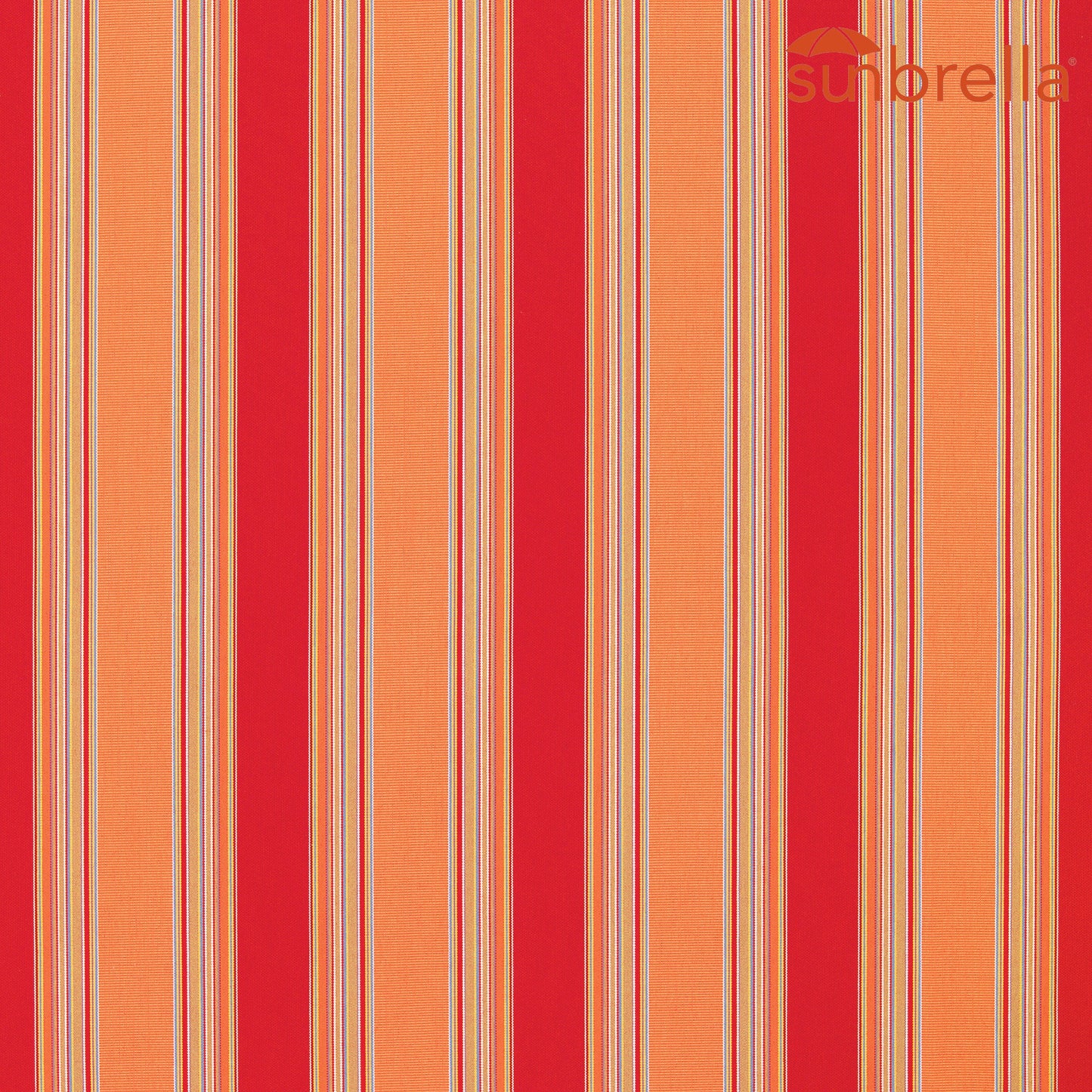 Sunbrella Stripes Bravada Salsa 5601-0000