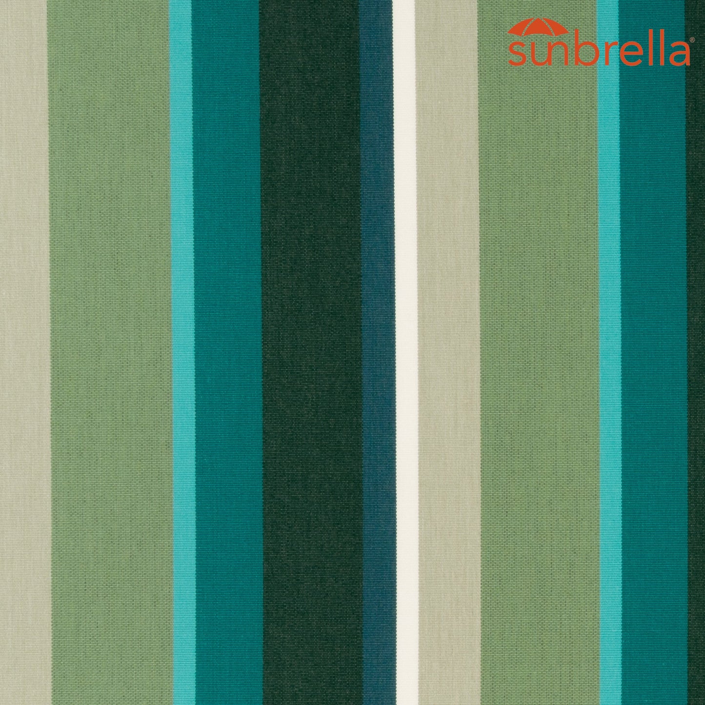 Sunbrella Stripes Beaming Lagoon 14118-0000