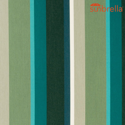 Sunbrella Stripes Beaming Lagoon 14118-0000