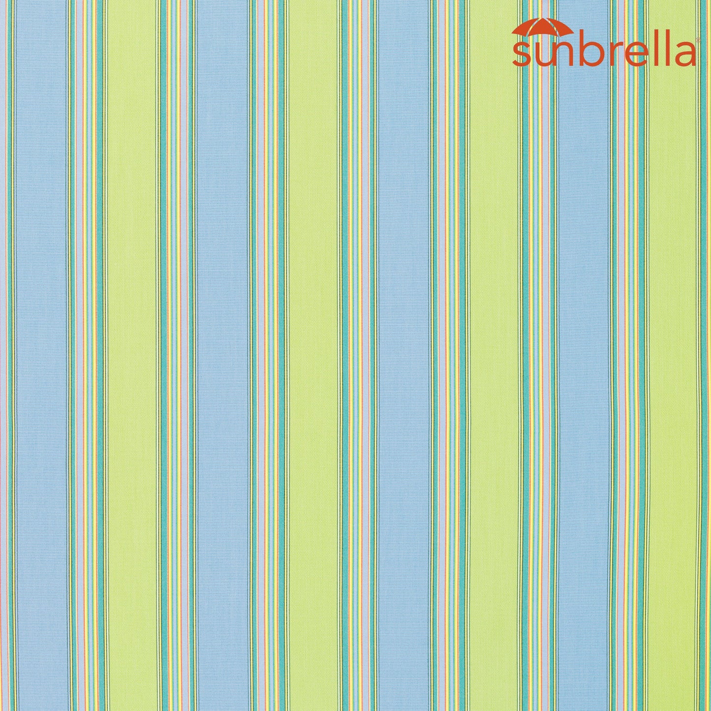 Sunbrella Stripes Bravada Limelite 5602-0000