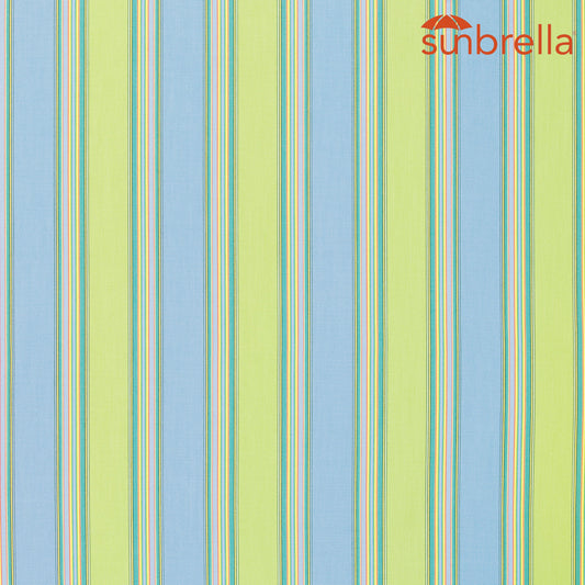 Sunbrella Stripes Bravada Limelite 5602-0000