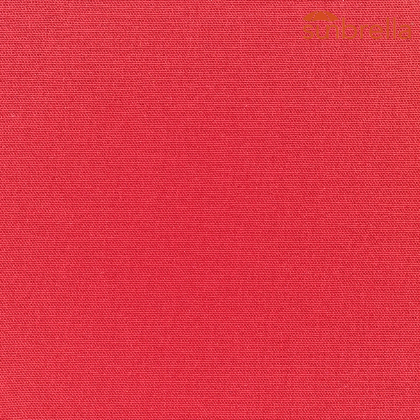 Sunbrella Solids Canvas Logo Red 5477-0000