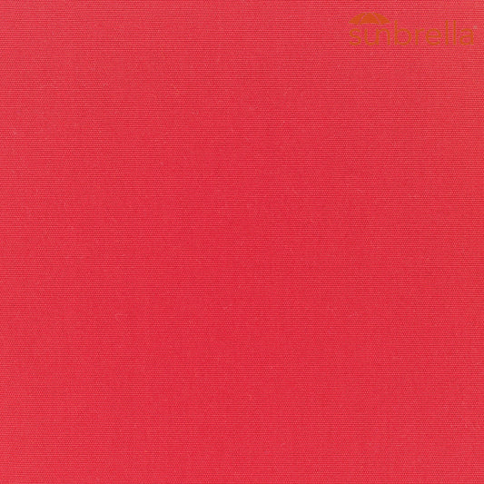 Sunbrella Solids Canvas Logo Red 5477-0000