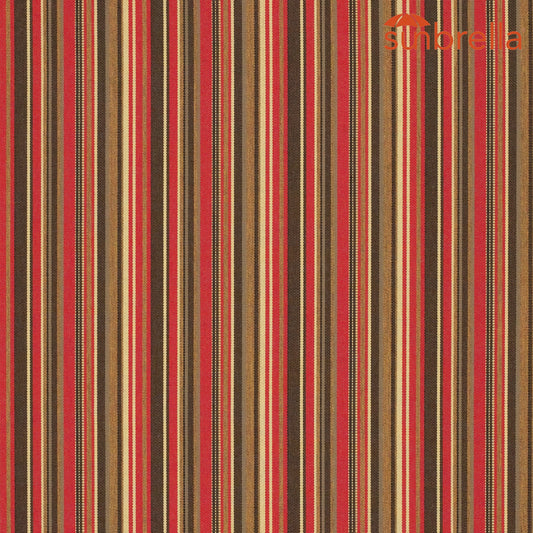 Sunbrella Stripes Dorsett Cherry 56059-0000