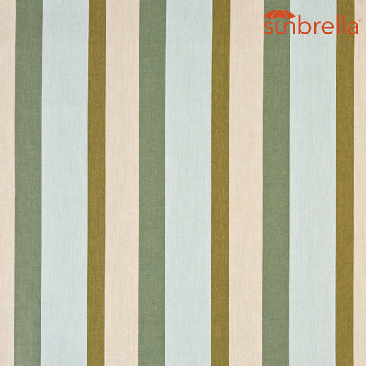 Sunbrella Stripes Gateway Aloe 14092-0000