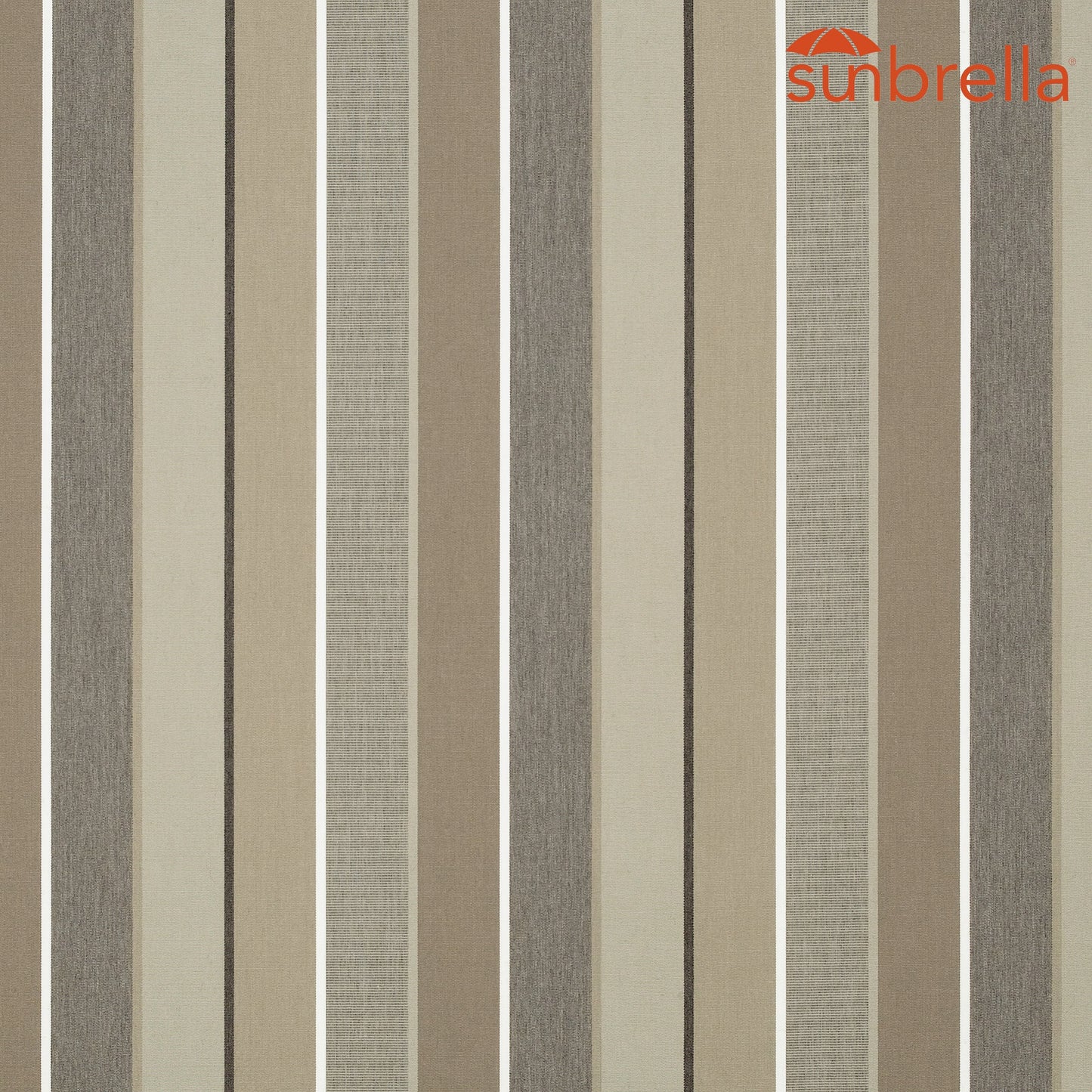 Sunbrella Stripes Milano Char 56079-0000
