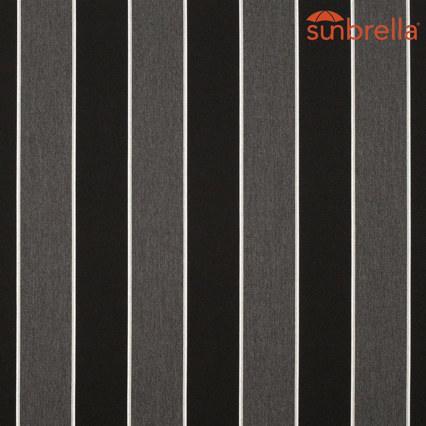 Sunbrella Stripes Peyton Granite 56075-0000