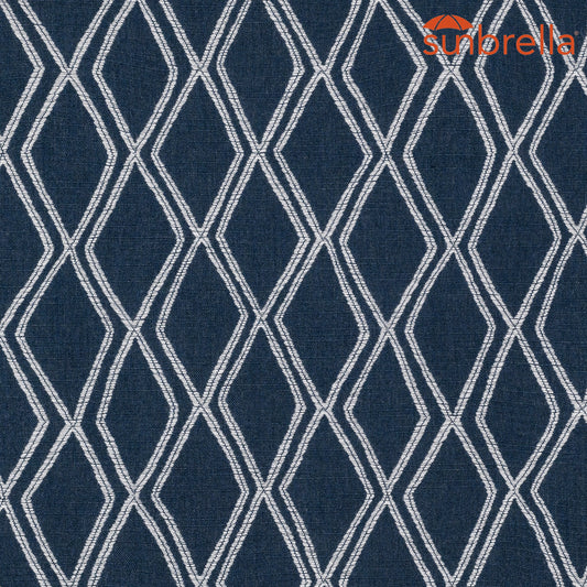 Sunbrella Jacquards Voyage Indigo 146206-0001